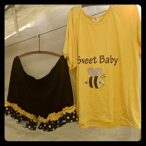 Sweet Baby Bee Sleep Set Plus Size ABDL
